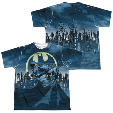 DC Batman Heed The Call - Youth All-Over Print T-Shirt Youth All-Over Print T-Shirt (Ages 8-12) Batman   