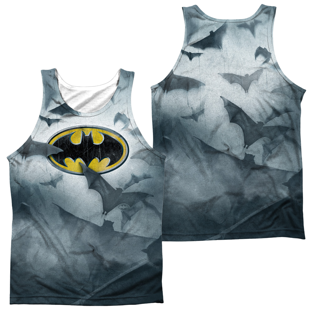 Batman Bats Logo Men's All Over Print Tank Men's All Over Print Tank Batman   