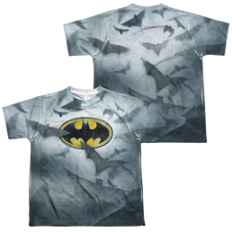 DC Batman Bats Logo - Youth All-Over Print T-Shirt Youth All-Over Print T-Shirt (Ages 8-12) Batman   