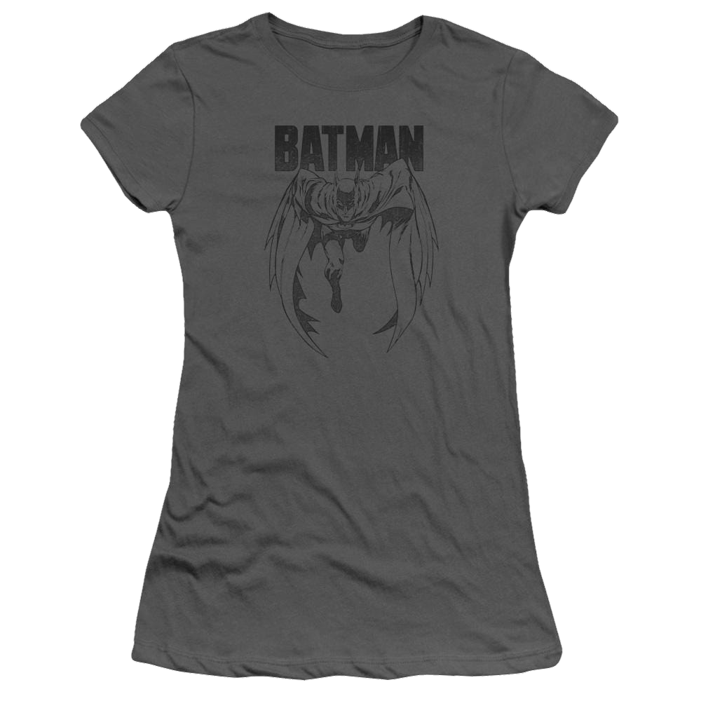 Batman Grey Noise - Juniors T-Shirt Juniors T-Shirt Batman   