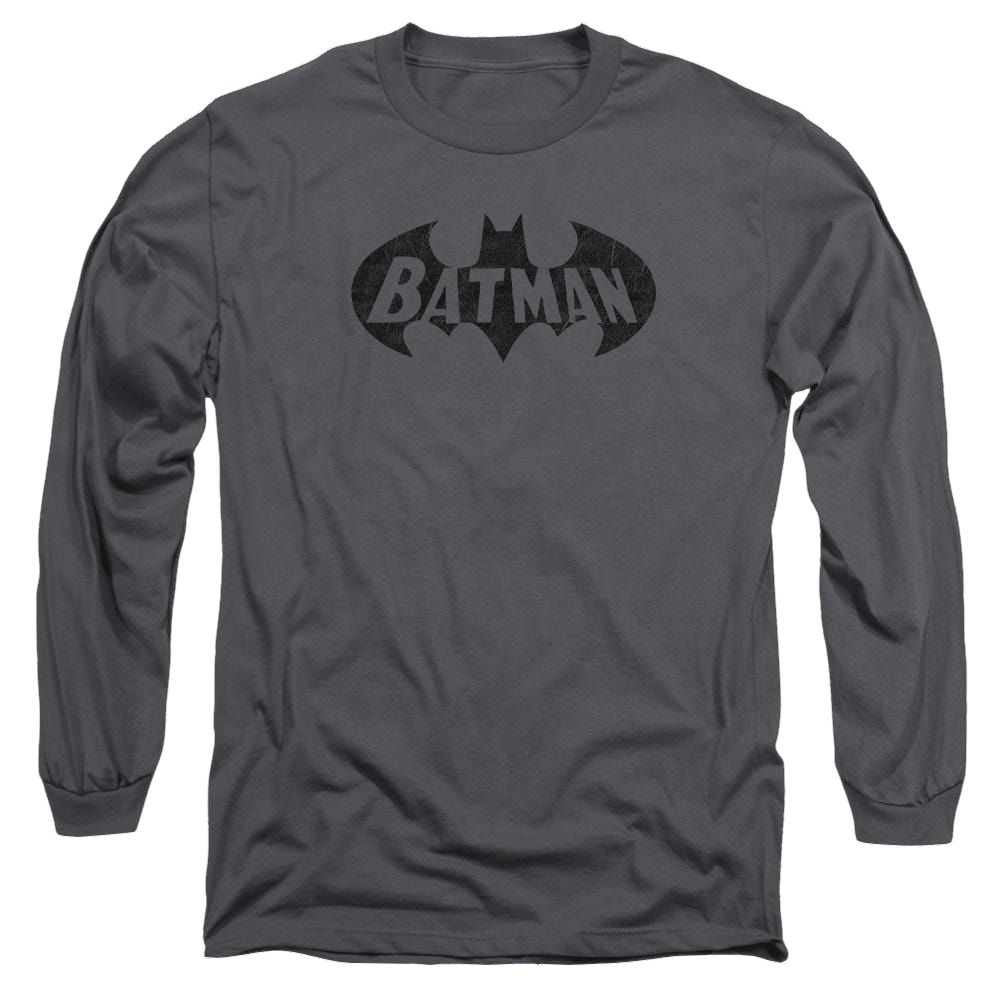 Batman Crackle Bat - Men's Long Sleeve T-Shirt Men's Long Sleeve T-Shirt Batman   