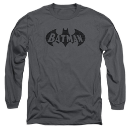Batman Crackle Bat - Men's Long Sleeve T-Shirt Men's Long Sleeve T-Shirt Batman   