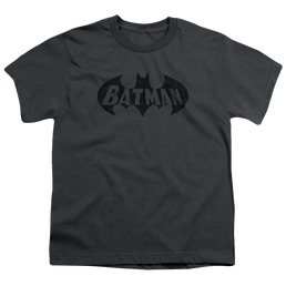 DC Batman Crackle Bat - Youth T-Shirt Youth T-Shirt (Ages 8-12) Batman   