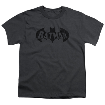 DC Batman Crackle Bat - Youth T-Shirt Youth T-Shirt (Ages 8-12) Batman   