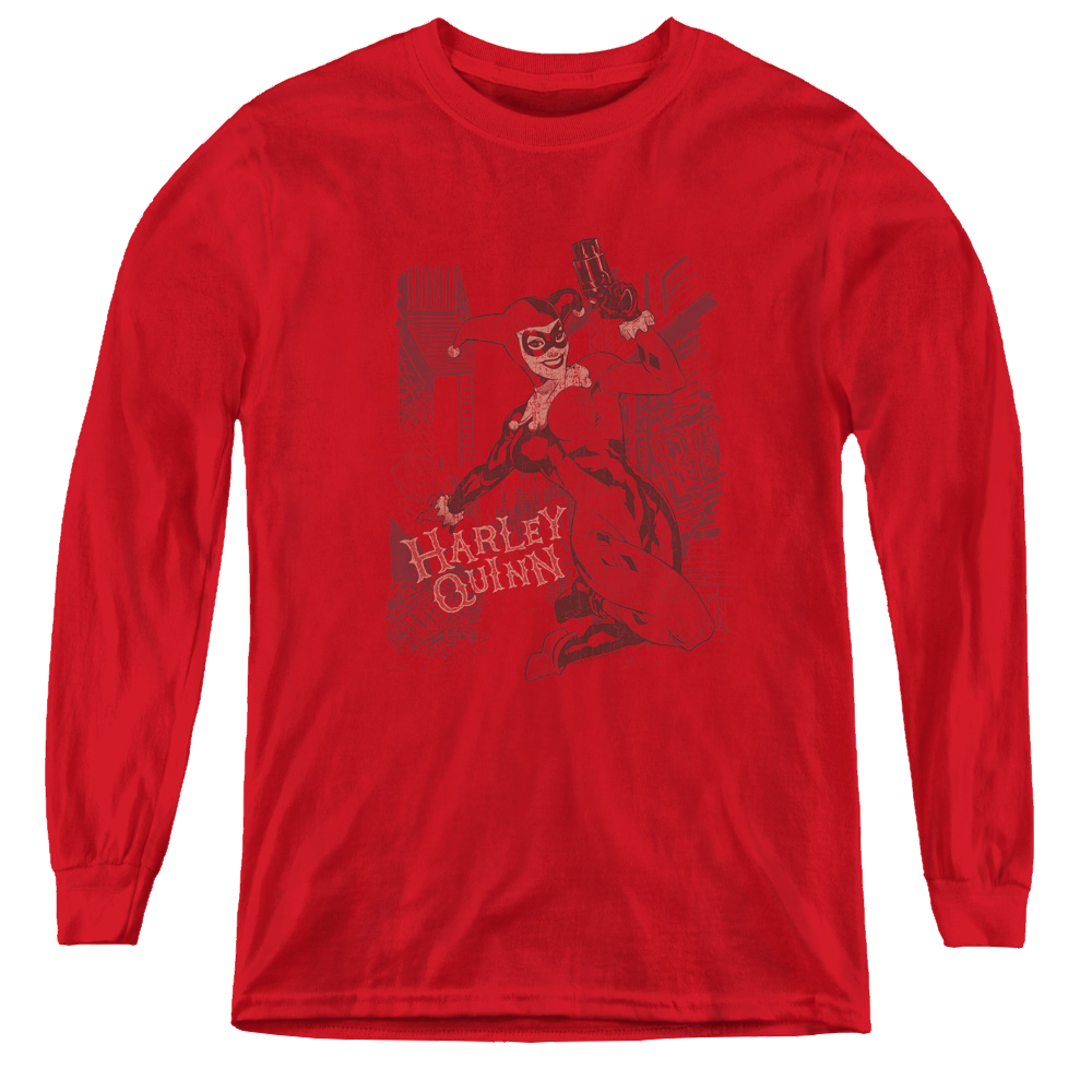 Harley Quinn Harleys Packing - Youth Long Sleeve T-Shirt Youth Long Sleeve T-Shirt Harley Quinn   
