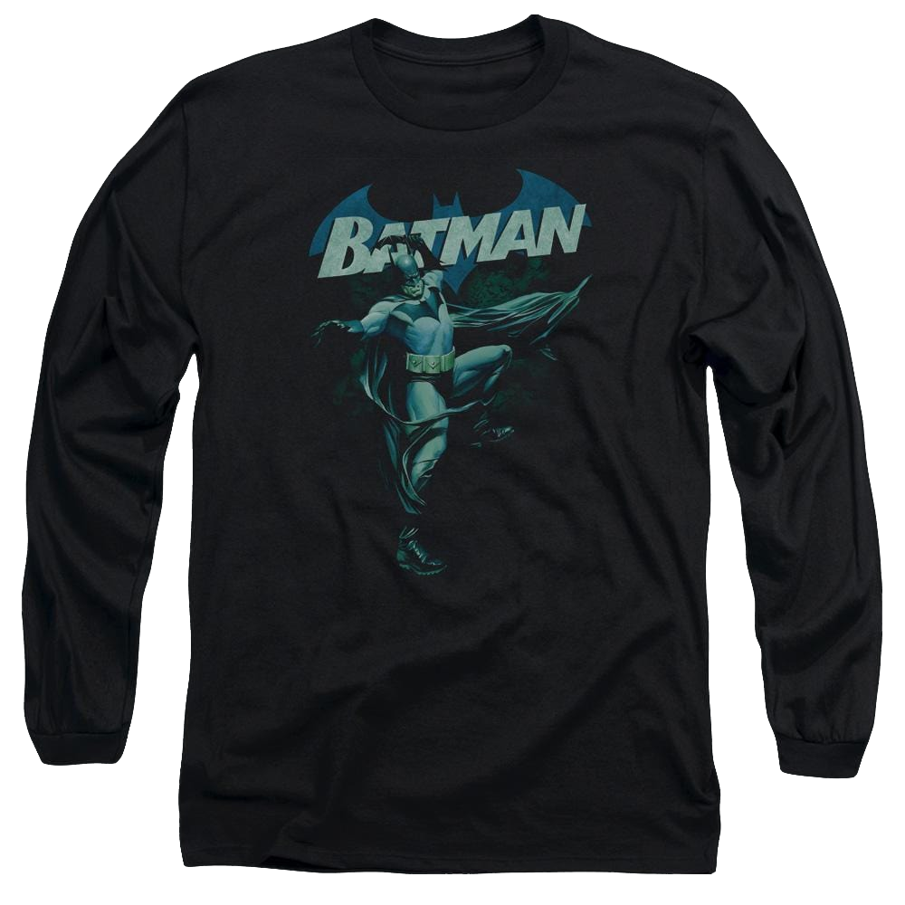 Batman Blue Bat - Men's Long Sleeve T-Shirt Men's Long Sleeve T-Shirt Batman   
