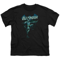 DC Batman Blue Bat - Youth T-Shirt Youth T-Shirt (Ages 8-12) Batman   