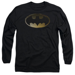 Batman Halftone Bat - Men's Long Sleeve T-Shirt Men's Long Sleeve T-Shirt Batman   