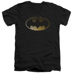 Batman Halftone Bat - Men's V-Neck T-Shirt Men's V-Neck T-Shirt Batman   