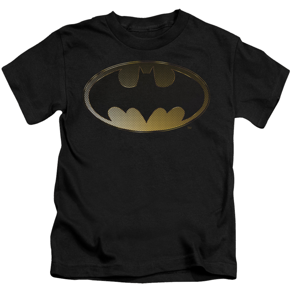 DC Batman Halftone Bat - Kid's T-Shirt Kid's T-Shirt (Ages 4-7) Batman   