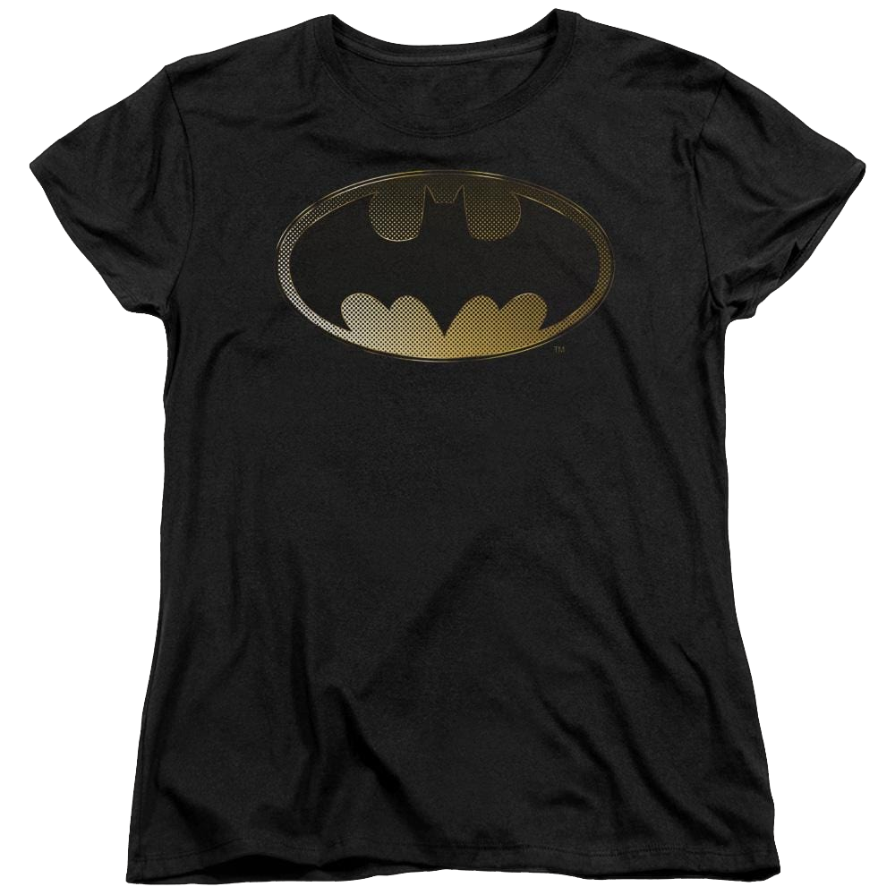 Batman Halftone Bat - Women's T-Shirt Women's T-Shirt Batman   