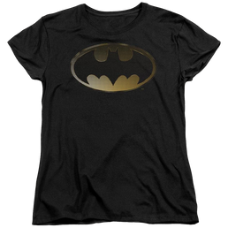 Batman Halftone Bat - Women's T-Shirt Women's T-Shirt Batman   