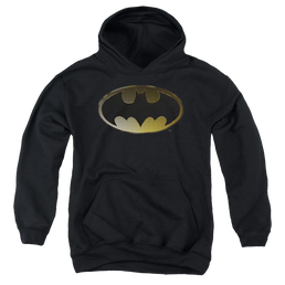 DC Batman Halftone Bat - Youth Hoodie Youth Hoodie (Ages 8-12) Batman   