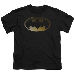 DC Batman Halftone Bat - Youth T-Shirt Youth T-Shirt (Ages 8-12) Batman   
