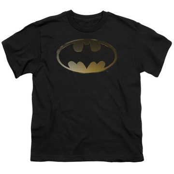 DC Batman Halftone Bat - Youth T-Shirt Youth T-Shirt (Ages 8-12) Batman   