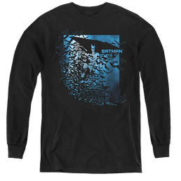 Dc Batman Bat Among Bats - Youth Long Sleeve T-Shirt Youth Long Sleeve T-Shirt Batman   