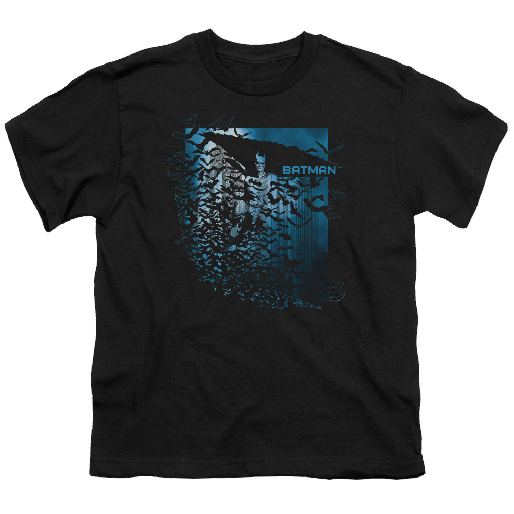DC Batman Bat Among Bats - Youth T-Shirt Youth T-Shirt (Ages 8-12) Batman   