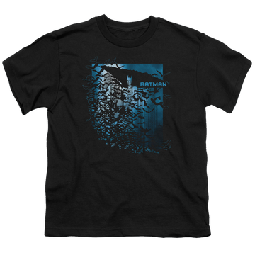 DC Batman Bat Among Bats - Youth T-Shirt Youth T-Shirt (Ages 8-12) Batman   