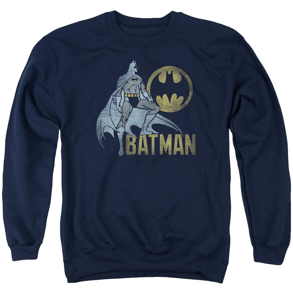 Batman Knight Watch - Men's Crewneck Sweatshirt Men's Crewneck Sweatshirt Batman   