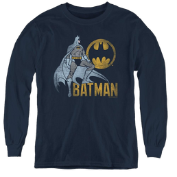 Dc Batman Knight Watch - Youth Long Sleeve T-Shirt Youth Long Sleeve T-Shirt Batman   