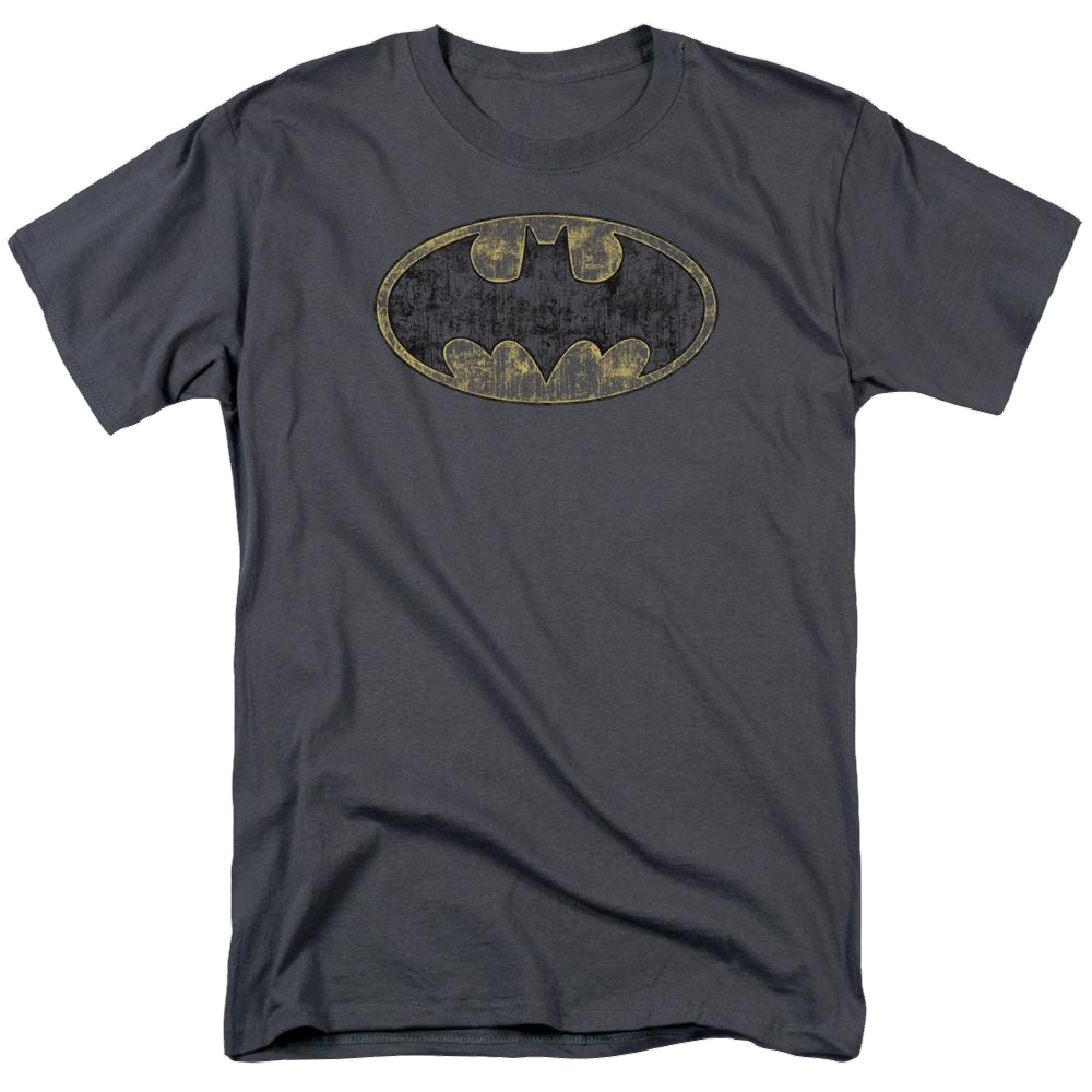 Batman Tattered Logo - Men's Regular Fit T-Shirt Men's Regular Fit T-Shirt Batman   
