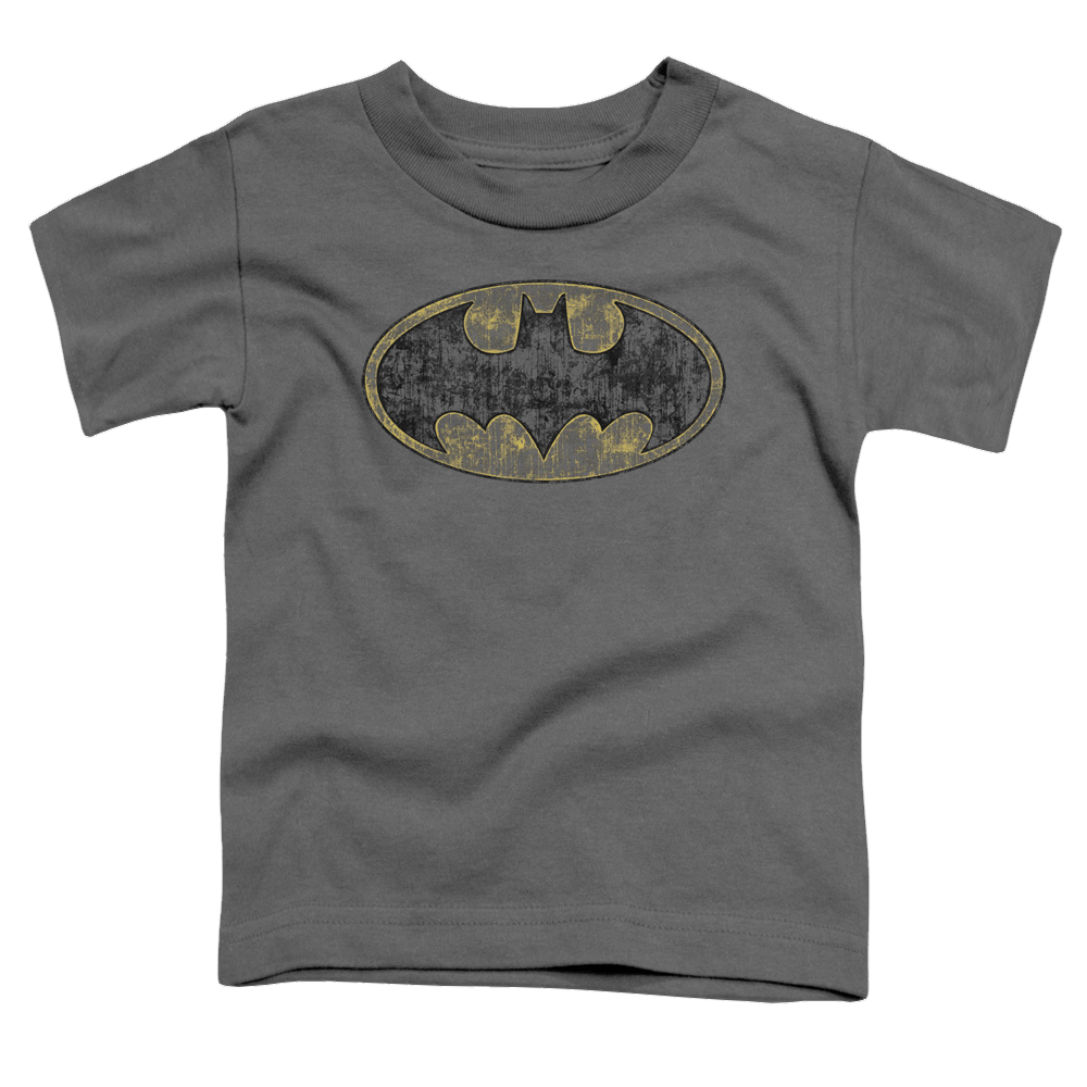 DC Batman Tattrered Logo - Kid's T-Shirt Kid's T-Shirt (Ages 4-7) Batman   