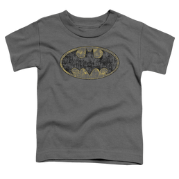 DC Batman Tattrered Logo - Kid's T-Shirt Kid's T-Shirt (Ages 4-7) Batman   