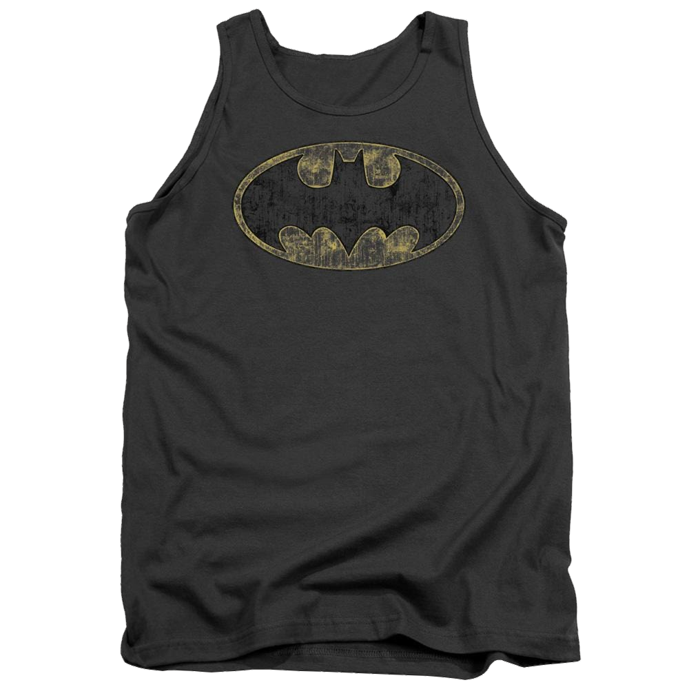Batman Tattered Logo Men's Tank Men's Tank Batman   