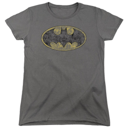 DC Batman Tattrered Logo - Women's T-Shirt Women's T-Shirt Batman   