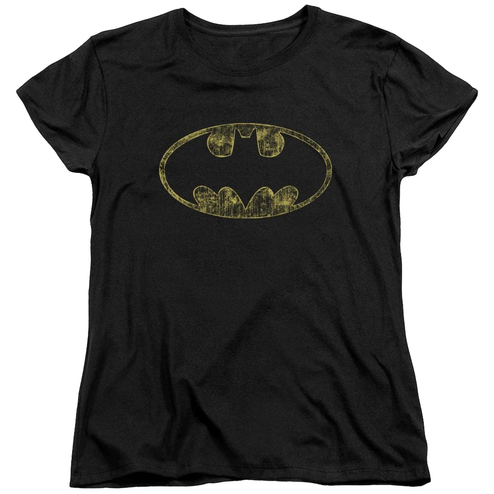 Batman Tattered Logo - Women's T-Shirt Women's T-Shirt Batman   