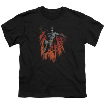 DC Batman Majestic - Youth T-Shirt Youth T-Shirt (Ages 8-12) Batman   