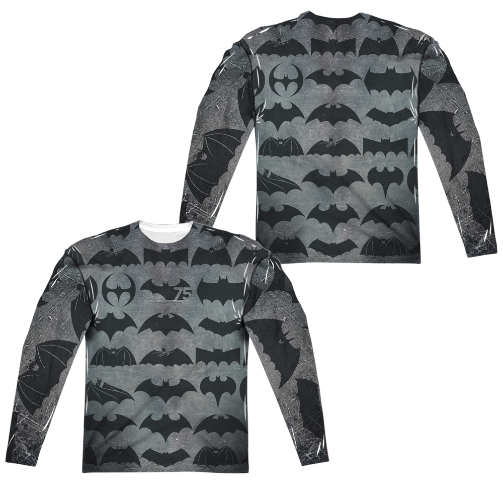 Batman 75 Symbols Men's All-Over Print T-Shirt Men's All-Over Print Long Sleeve Batman   