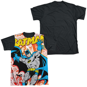 Batman 75 Panels men's black back t-shirt