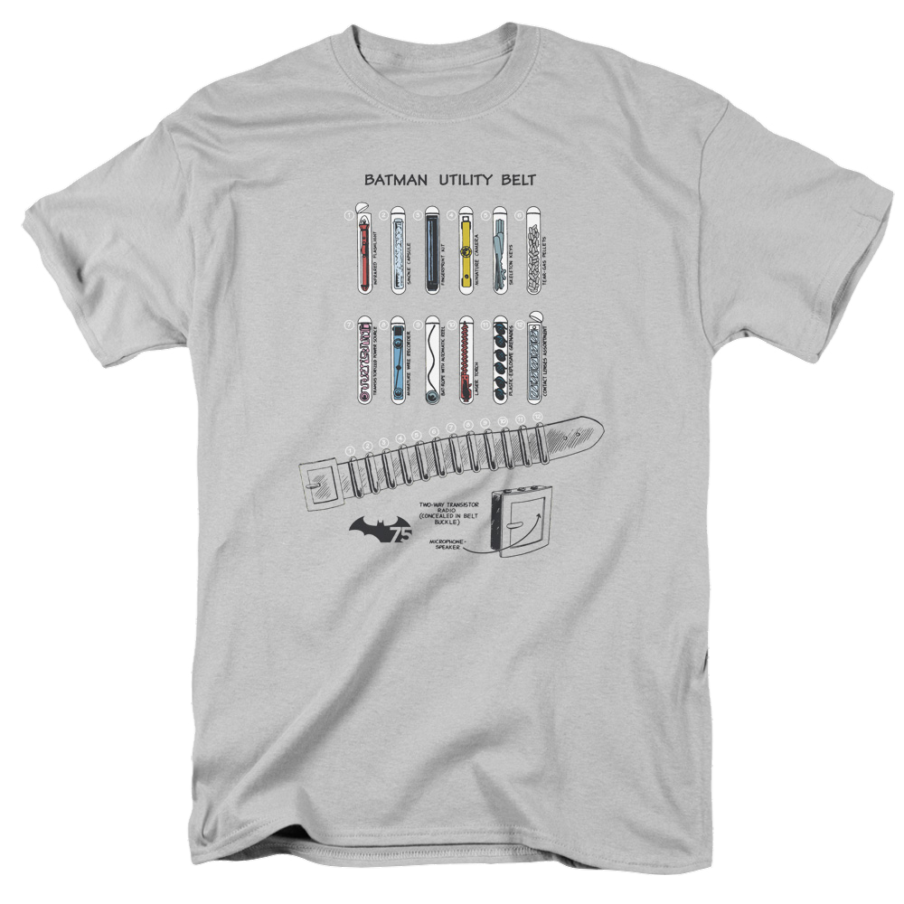 Dc Batman Utility Belt - Men's Regular Fit T-Shirt Men's Regular Fit T-Shirt Batman   