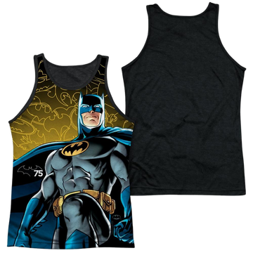 Batman 75 Glow men's black back tank
