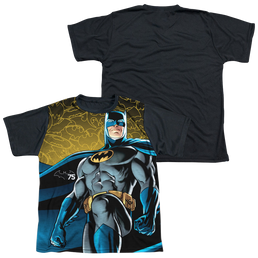DC Batman 75 Glow - Youth Black Back T-Shirt Youth Black Back T-Shirt (Ages 8-12) Batman   