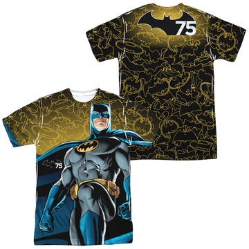Batman 75 Glow men's all-over print t-shirt