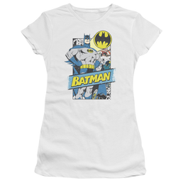 Batman Out Of The Pages - Juniors T-Shirt Juniors T-Shirt Batman   