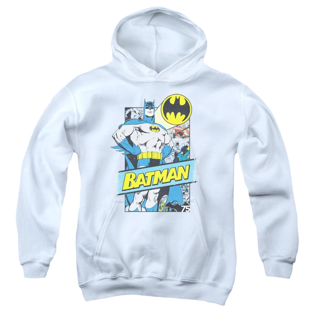 Dc Batman Out Of The Pages - Youth Hoodie Youth Hoodie (Ages 8-12) Batman   