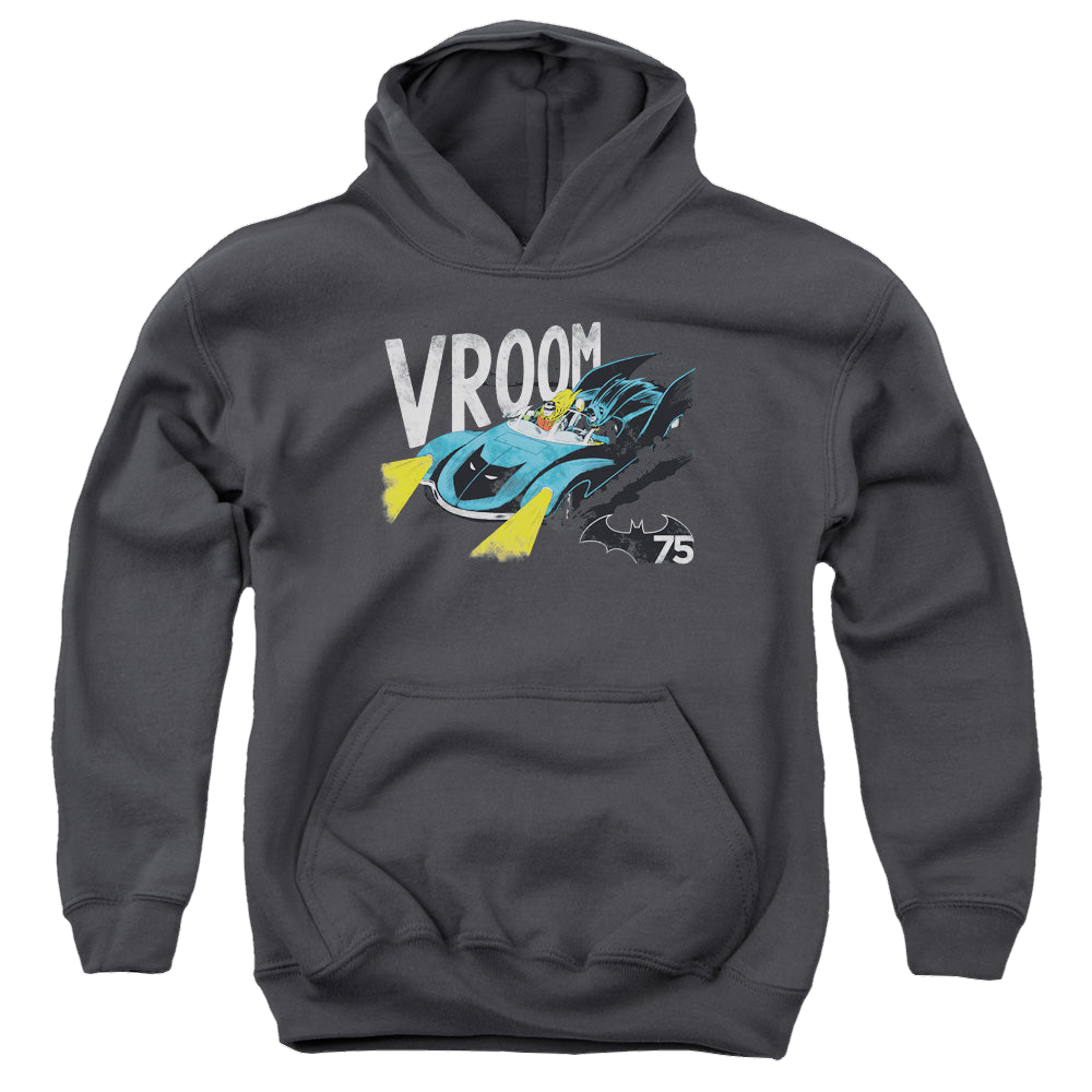 DC Batman Vroom - Youth Hoodie Youth Hoodie (Ages 8-12) Batman   