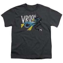DC Batman Vroom - Youth T-Shirt Youth T-Shirt (Ages 8-12) Batman   