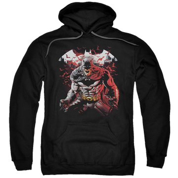 Batman Raging Bat - Pullover Hoodie Pullover Hoodie Batman   