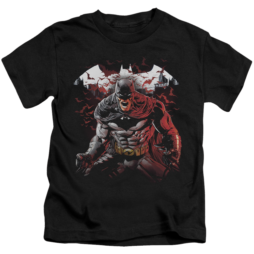 DC Batman Raging Bat - Kid's T-Shirt Kid's T-Shirt (Ages 4-7) Batman   