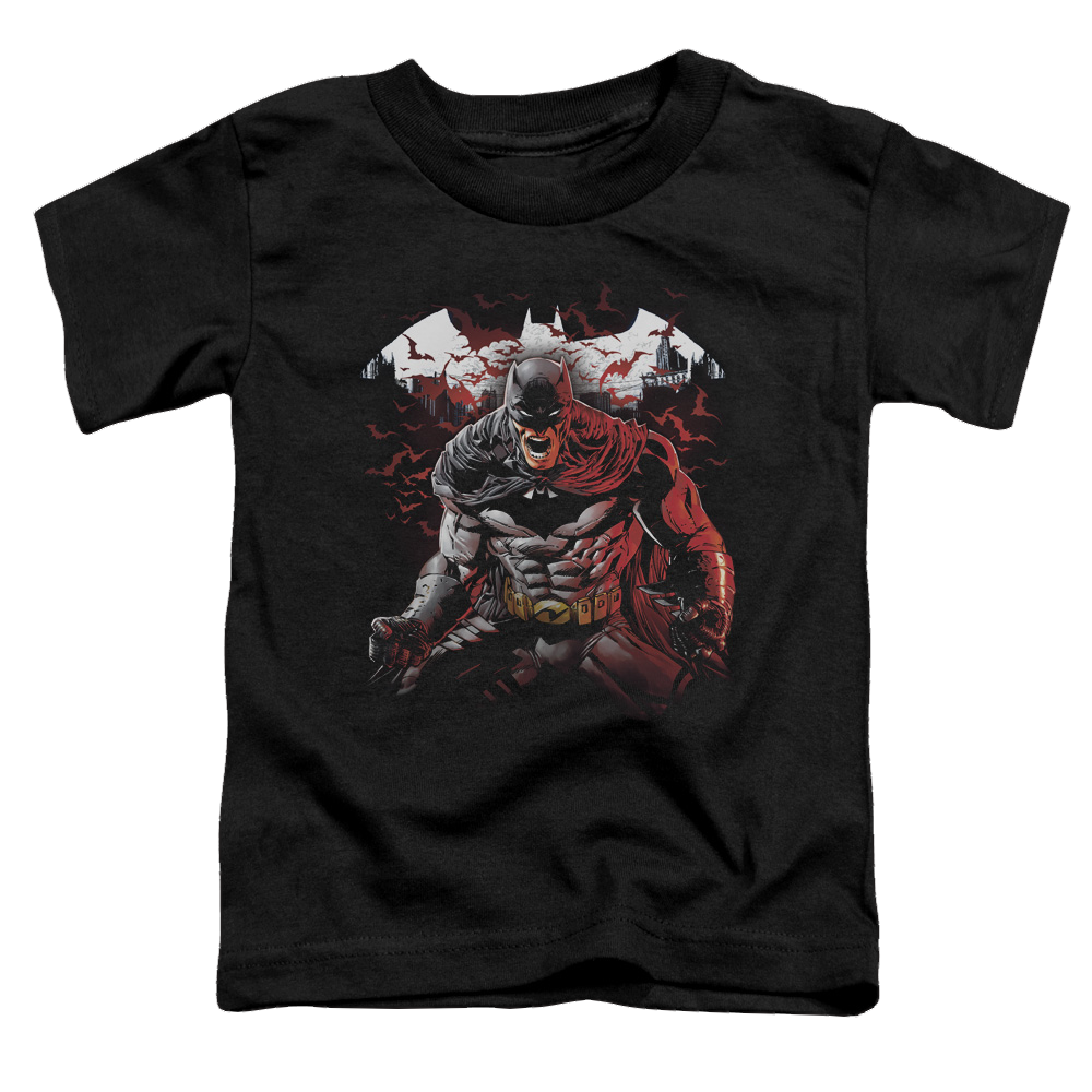 DC Batman Raging Bat - Toddler T-Shirt Toddler T-Shirt Batman   
