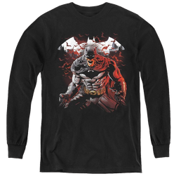 Dc Batman Raging Bat - Youth Long Sleeve T-Shirt Youth Long Sleeve T-Shirt Batman   