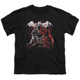DC Batman Raging Bat - Youth T-Shirt Youth T-Shirt (Ages 8-12) Batman   
