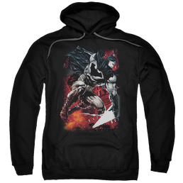 Batman Sparks Leap - Pullover Hoodie Pullover Hoodie Batman   