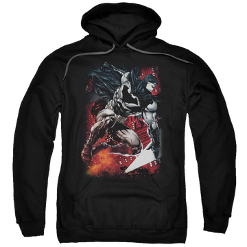 Batman Sparks Leap - Pullover Hoodie Pullover Hoodie Batman   
