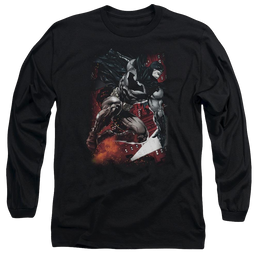 Batman Sparks Leap - Men's Long Sleeve T-Shirt Men's Long Sleeve T-Shirt Batman   