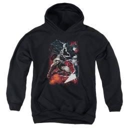 DC Batman Sparks Leap - Youth Hoodie Youth Hoodie (Ages 8-12) Batman   
